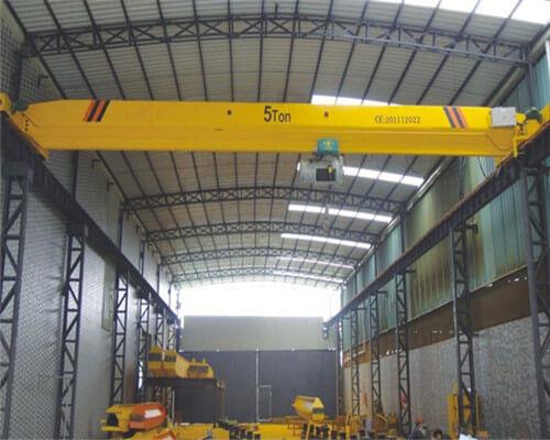इलेक्ट्रिक Hoist.jpg के साथ 5 टन सिंगल गिल्डर ओवरहेड क्रेन 5 Ton Single Girder Overhead Crane with Electric Hoist.jpg