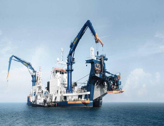 2.5 टन 22 मीटर हाइड्रोलिक नक्कल टेलीस्कोपिक बूम क्रेन समुद्री जहाज डेक Crane.jpg 2.5t 22m Hydraulic Knuckle Telescopic Boom Crane Marine Ship Deck Crane.jpg