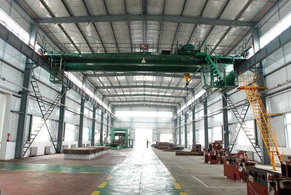 क्यूडी इलेक्ट्रिक डबल बीम ब्रिज क्रेन 10 टन