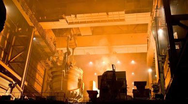 हुक के साथ डबल गिरडर ओवरहेड कास्टिंग क्रेन