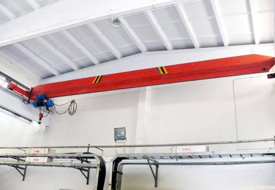 बिक्री के लिए नई व्यापक रूप से प्रयुक्त एलडीपी प्रकार एकल गिरडर ओवरहेड क्रेन