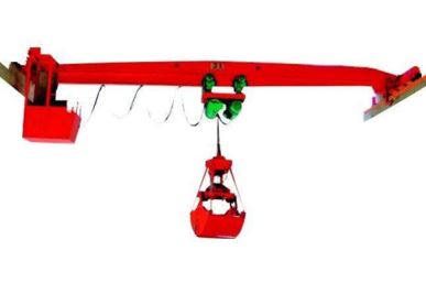 पकड़ के साथ एकल गिरधार उपरि क्रेन